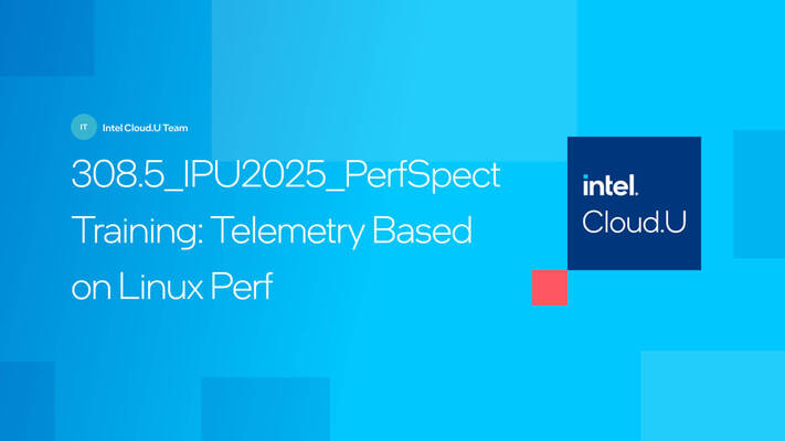Chapter 1:PerfSpect Training: Telemetry Based on Linux Perf