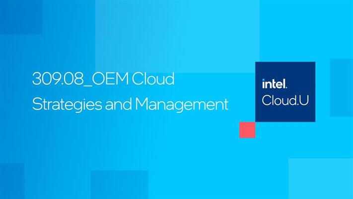 Chapter 1:OEM Cloud Strategies and Management
