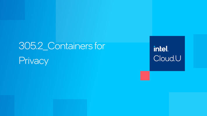 Chapter 1:Containers for Privacy
