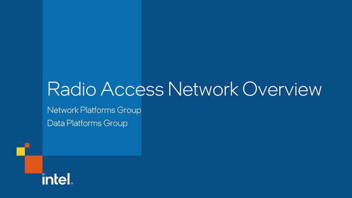 Chapter 1: Radio Access Network Overview